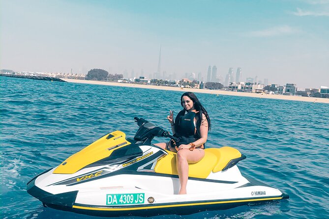 1-Hour Jet Ski Tour – Burj Al Arab, Atlantis, & Dubai Skyline - Riding past the Burj Al Arab