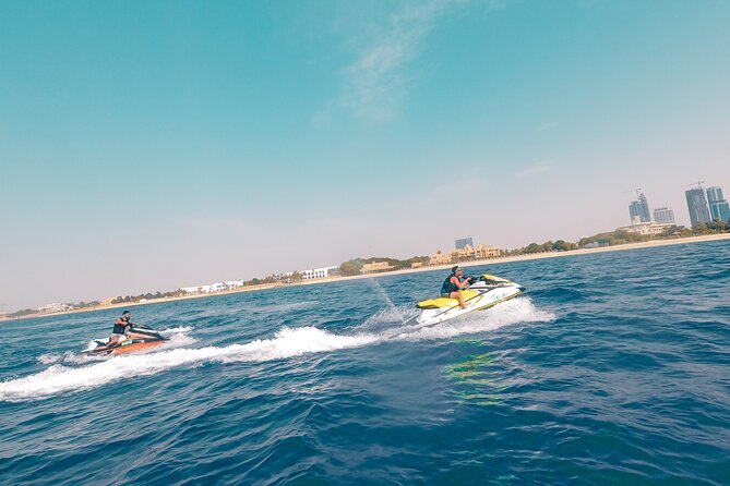 1-Hour Jet Ski Tour – Burj Al Arab, Atlantis, & Dubai Skyline - Palm Jumeirah and the approach to Atlantis
