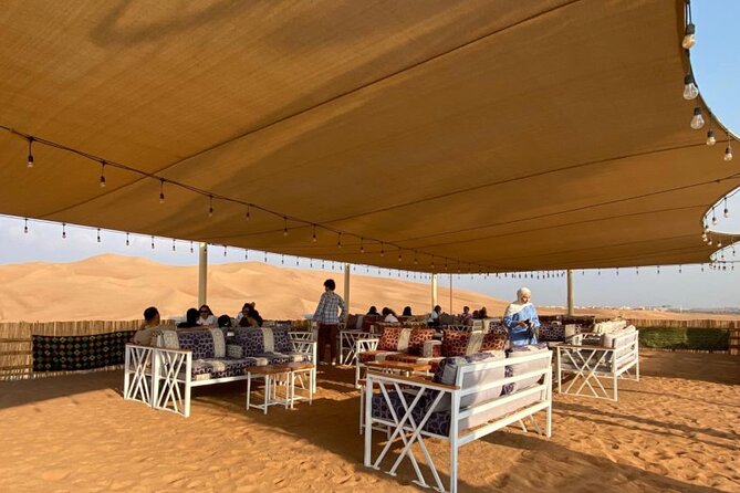 1 Hour Private Self Drive Dune Buggy and Sand boarding in Dubai - Base camp facilities after the ride