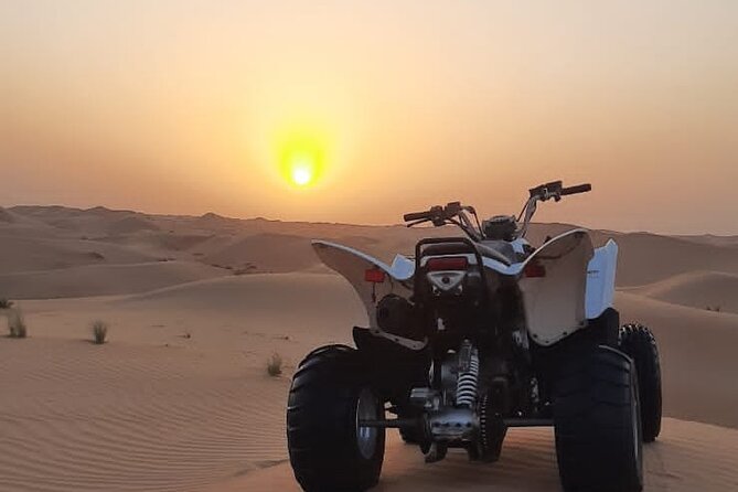 1 hour Quad Biking Experience with pick and drop - One hour on the quad through the desert