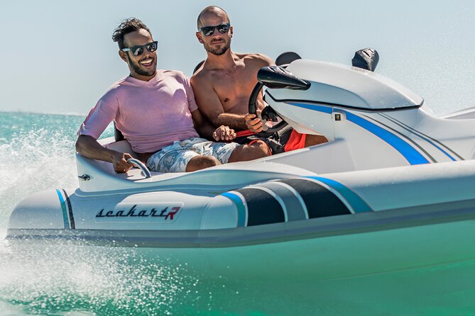 120 MINUTES Dubai Private Self-Drive SeaKart Jet Ski Boat Tour - Ain Dubai and the JBR skyline