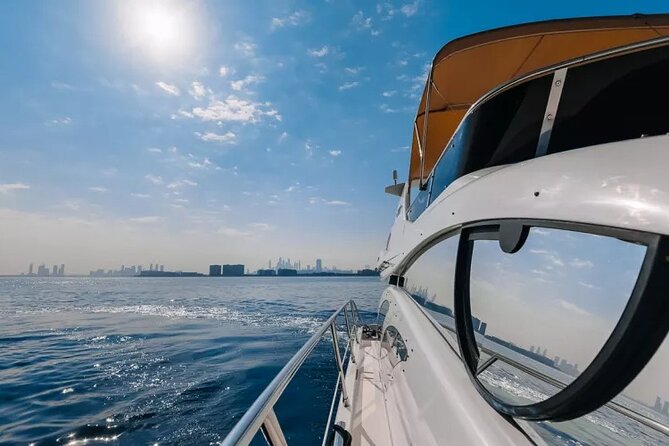 2 hour Private Yacht Tour with Dubai Marina Skyline View - Atlantis, The Palm, and the most famous picture