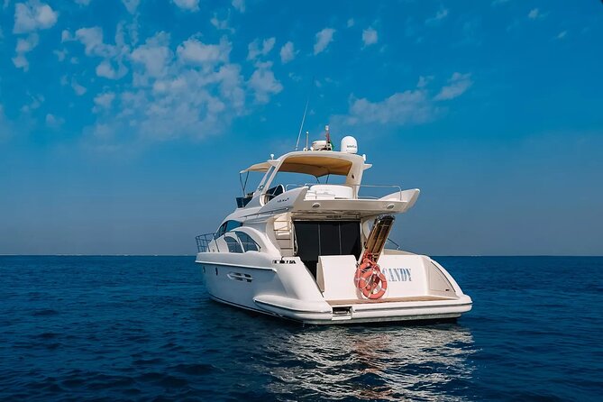 2 hour Private Yacht Tour with Dubai Marina Skyline View - JBR from the water, not from the beach