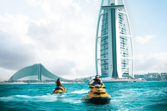 24 Karat Gold Jet Ski Adventure with Burj Khalifa View - Stopping near Burj Al Arab