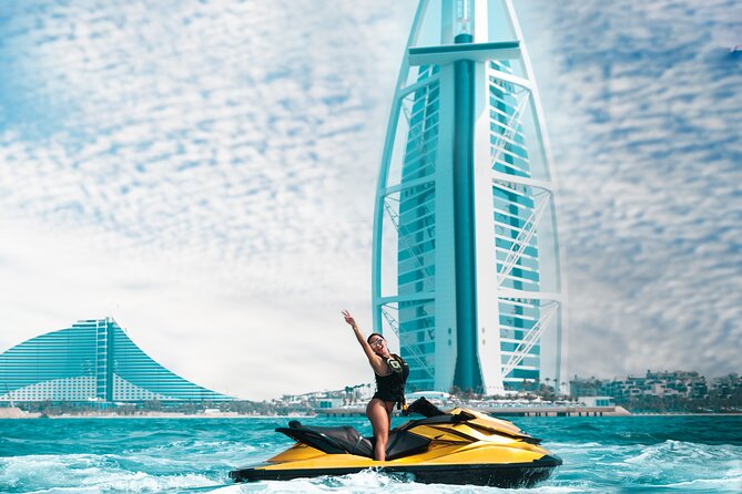 24 Karat Gold Jet Ski Adventure with Burj Khalifa View - The Safety Briefing Comes First