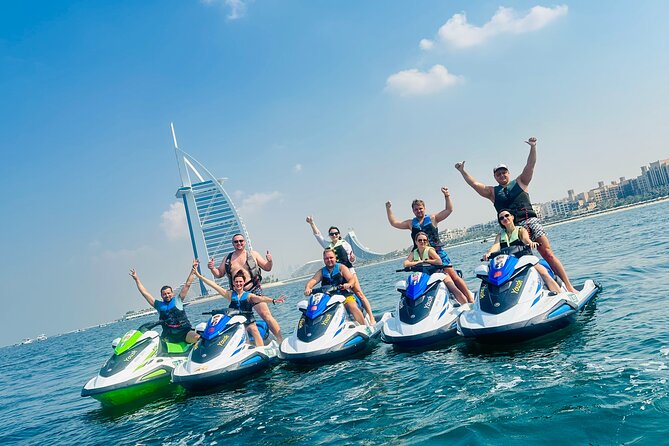 30Min Dubai Jet Ski Tour of Burj Al Arab with Free Ice Cream - The safety lesson before the open water