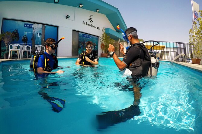 4 Day Certified PADI Open Water Scuba Diver in Dubai - Open-water training at Jumeirah Beach