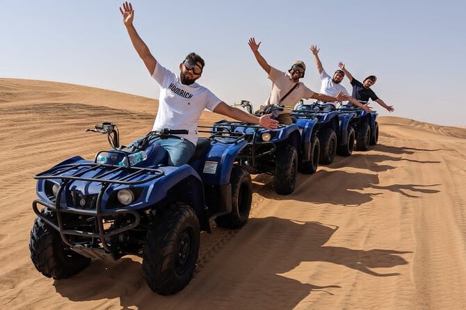 4 Hours Desert Tour with Quad Bike Camel Ride & Sandboard - Key points at a glance