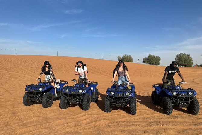 4 Hours Desert Tour with Quad Bike Camel Ride & Sandboard - Reaching Lahbab from Dubai or Sharjah
