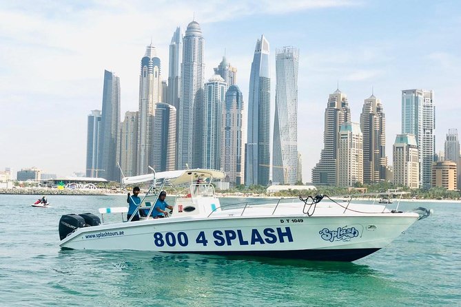 4 Hours Dubai Deep Sea Fishing - Leaving Dubai Marina with the skyline behind you