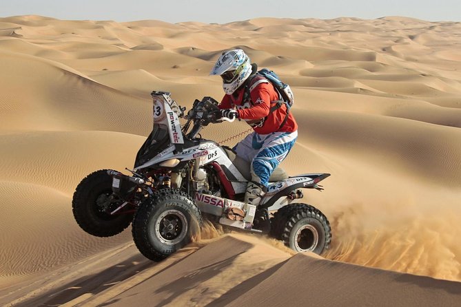 4x4 Self-Drive Quad Bike Safari with Camel Riding - Leaving Dubai by 4x4 at 7:00 in the morning
