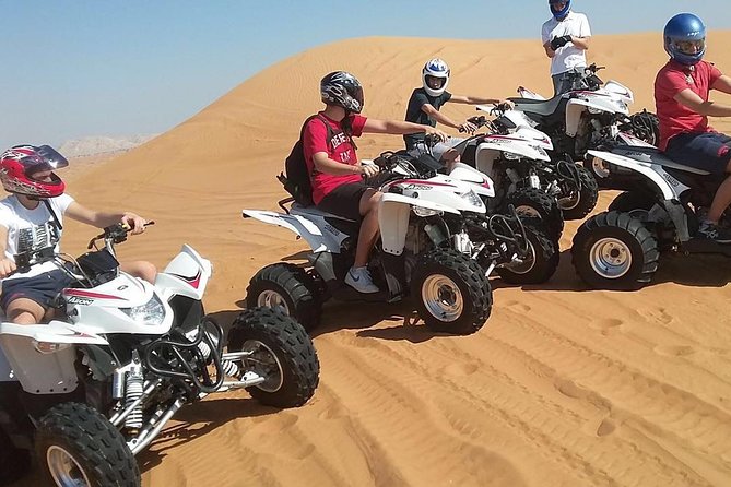 6-Hour Dubai Desert Safari with BBQ Dinner & Quad Biking - A short camel ride and traditional camp activities