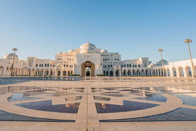 6 Hours Snapshot Tour of Abu Dhabi including Grand Mosque Visit - Emirates Palace and Qasr Al Watan from the road