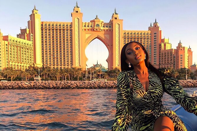 90 Minutes Speedboat Tour Dubai Marina, Burj Al Arab and Atlantis - Atlantis and Atlantis The Royal from the water