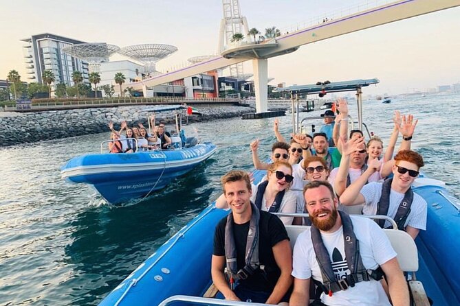 90 Minutes Speedboat Tour Dubai Marina, Burj Al Arab and Atlantis - Ain Dubai and the Bluewaters photo stop