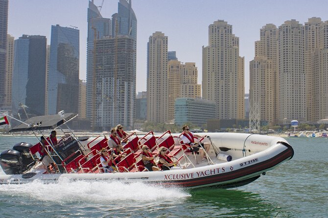90 Minutes Speedboat Tour: Marina, Atlantis, Palm & Burj Al Arab - Burj Al Arab, Dubai’s sail-shaped icon