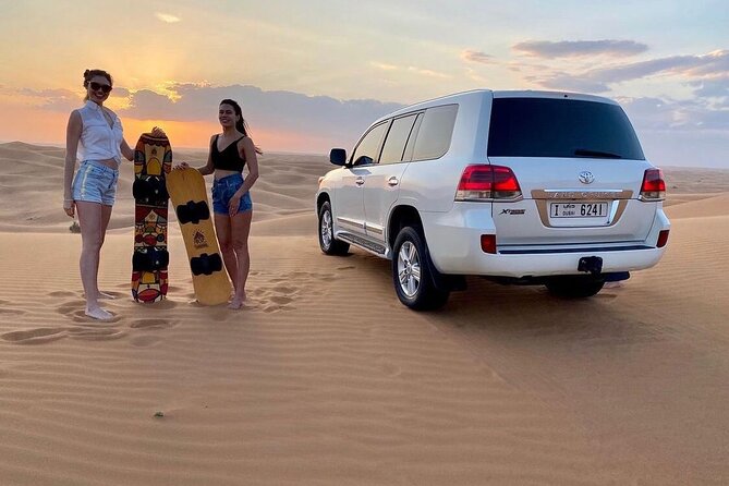 Abu Dhabi: 4-Hour Morning Safari with Camel Ride & Sand boarding - Al Khatim and the first burst of dune bashing