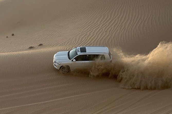 Abu Dhabi: 4-Hour Morning Safari with Camel Ride & Sand boarding - The 8:00 am pickup in a 4x4 Land Cruiser