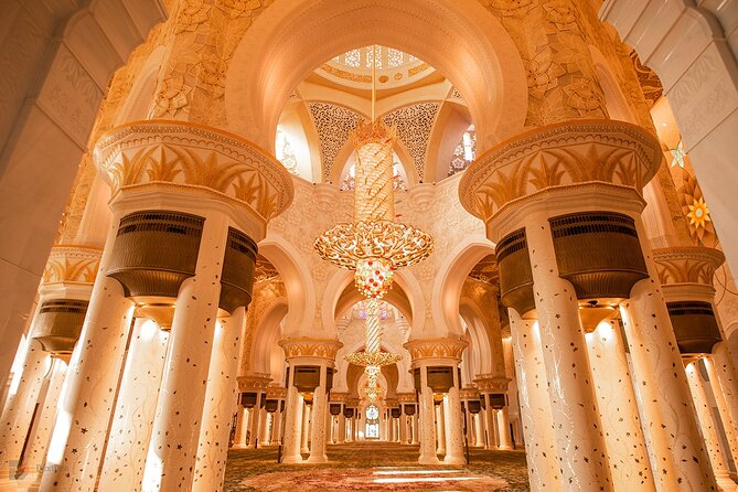 Abu Dhabi City, Sheikh Zayed Mosque & Ferrari World Tour with Transfers - Emirates Palace is an exterior glimpse, not a hotel tour