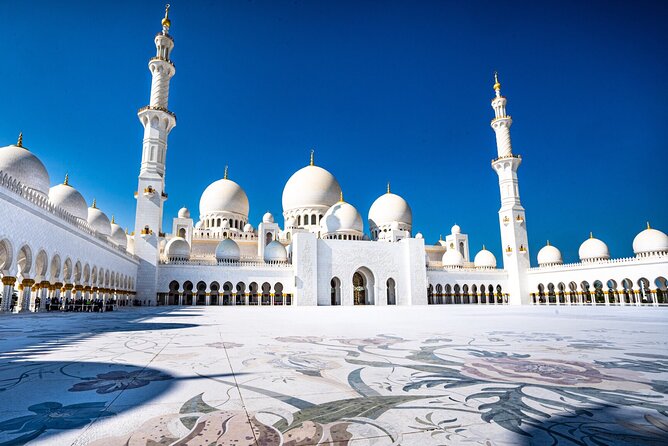 Abu Dhabi City Tour in 4x4 Private Vehicle, Dubai Pickup Option - Ferrari World and Yas Island require a choice