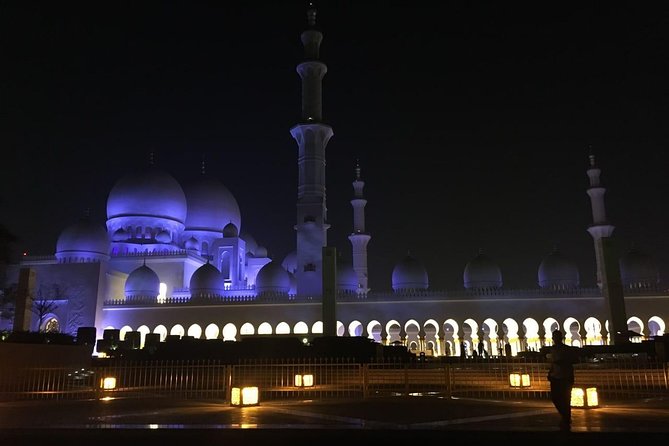 Abu Dhabi City Tour with Grand Mosque and Ferrari World from Dubai - Transport, guide service, and group size