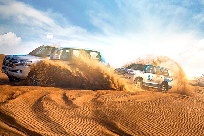 Abu Dhabi: Desert Safari with BBQ, Camel Ride & Sandboarding - Sunset and the short camel ride near camp