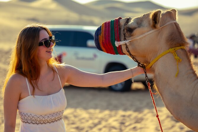 Abu Dhabi Evening Desert Safari - Dune bashing Camel ride and BBQ - Leaving Abu Dhabi for the desert at 2:30 pm