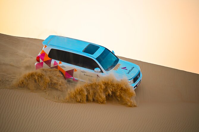 Abu Dhabi Evening Desert Safari - Private car Dune bashing & BBQ - Leaving Abu Dhabi around 2:30 pm