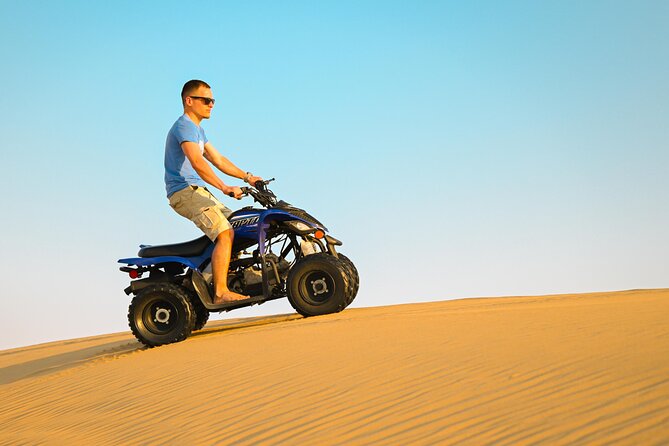 Abu Dhabi Evening Desert Safari - Private car Dune bashing & BBQ - A short stop before the sand