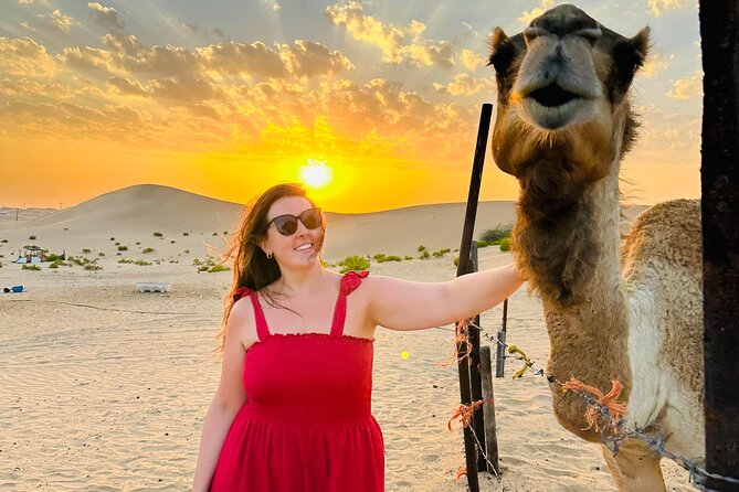 Abu Dhabi: Evening Desert Safari with Camel Ride, BBQ & Live Show - The 3 PM pickup and drive to Al Khatim