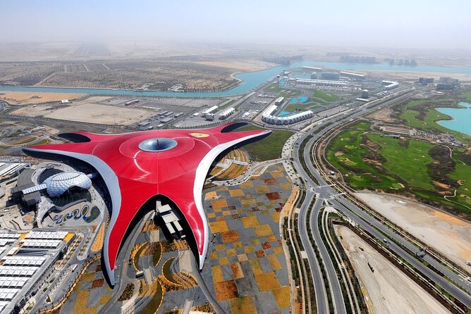 Abu Dhabi Guided City Tour With Ferrari World Tickets From Dubai - The drive along Sheikh Zayed Road