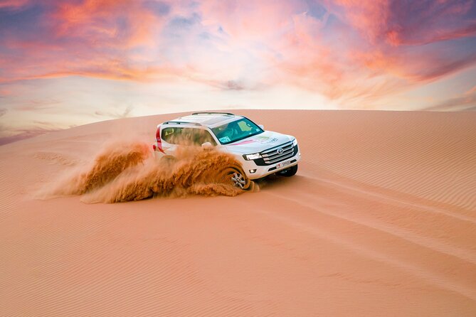 Abu Dhabi Morning Desert Safari: 4x4 Dune Bashing, Camel Ride and Sandboarding - Leaving Abu Dhabi at 7:30 in the morning