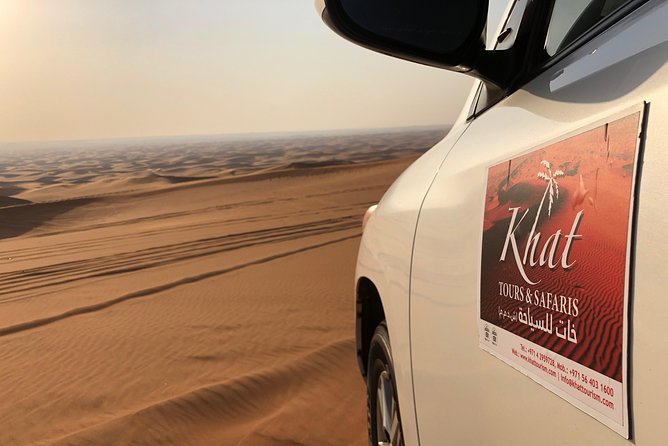Abu Dhabi morning desert safari - Private car - Sandboarding and the best photo stops