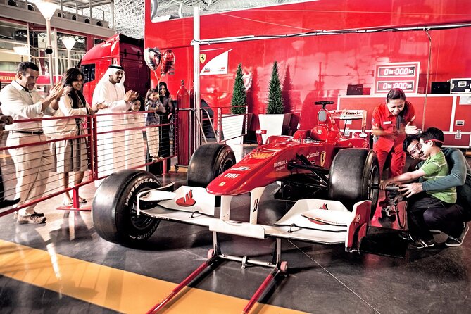 Abu Dhabi Mosque including Ferrari World Tour from Dubai - Five hours at Ferrari World Yas Island