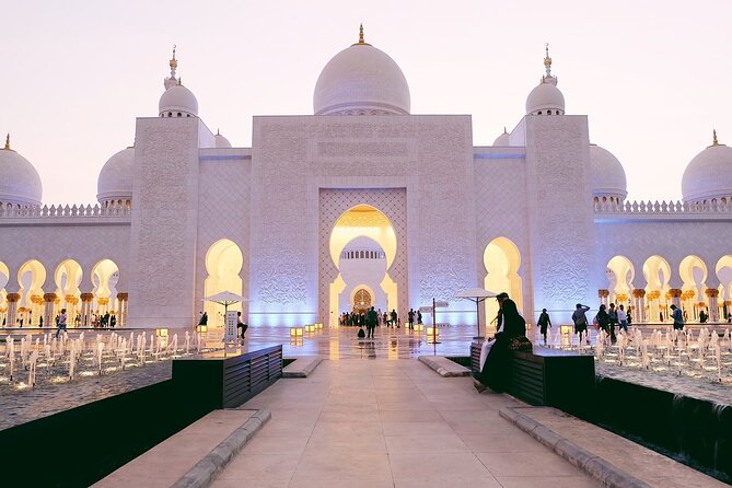 Abu Dhabi Sheikh Zayed Grand Mosque Tour - Seeing the domes, mosaics, and reflective pools