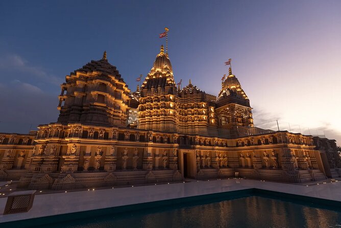 Abu Dhabi Sheikh Zayed Mosque Ferrari World Tour and Transfers - BAPS Hindu Mandir: a meaningful change of pace