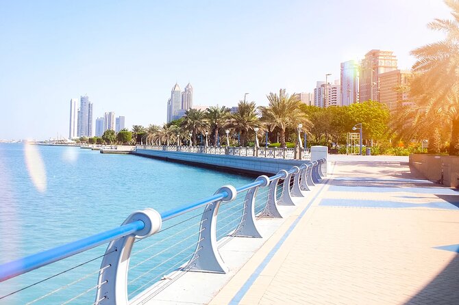 Abu Dhabi Sheikh Zayed Mosque Ferrari World Tour and Transfers - Emirates Palace and the Corniche: quick views, not full visits