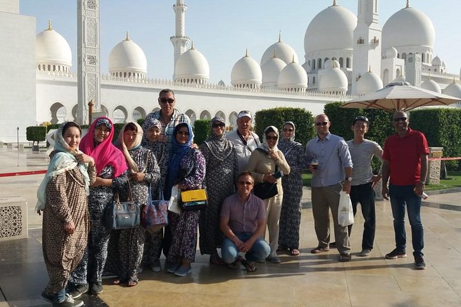 Abu Dhabi tour from Dubai small group with guide, Grand Mosque - Heritage Village looks back before the oil era
