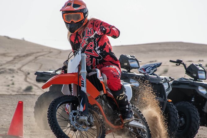 Adult Desert Motorbike Training in Dubai - How the coaching works for different skill levels