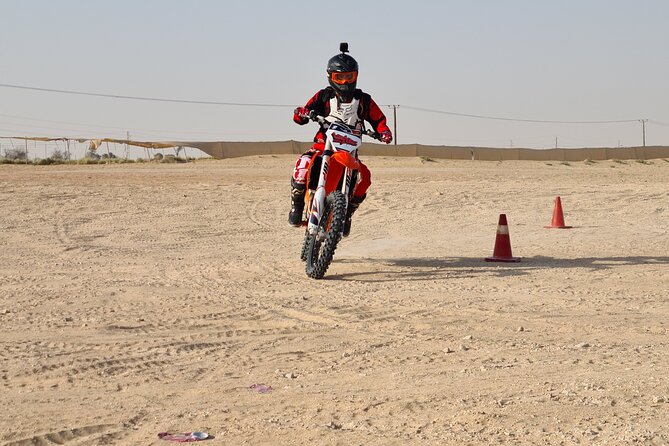 Adult Desert Motorbike Training in Dubai - The first stage: controls, balance, and confidence