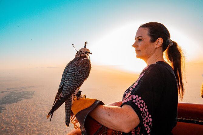 Adventure Hot Air Balloon with Buffet Breakfast & Falcon Show - A 4 a.m. start from your Dubai hotel