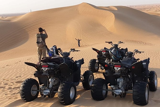 Adventure quad bike tour ( 2 hour private quad biking to deep desert ) - From Dubai to the Al Faqa desert