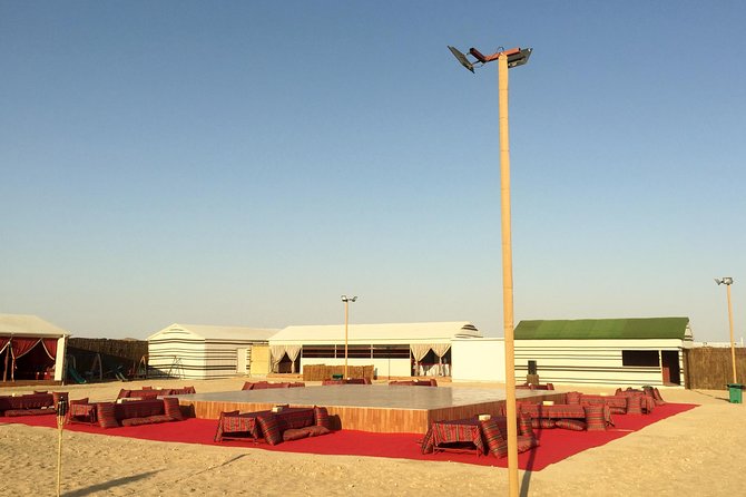 Al Ain Desert Safari with Buffet Dinner - Camel rides, sandboarding, and falcon photos