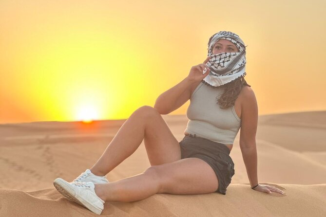 All in one Dubai Desert Safari ATV or Buggy Camelride BBQ Dinner - Four live shows, music, and shisha