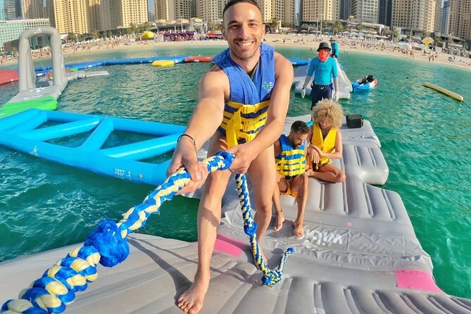 Aqua Fun Dubai Admission Ticket - Getting From the Beach to the Floating Course