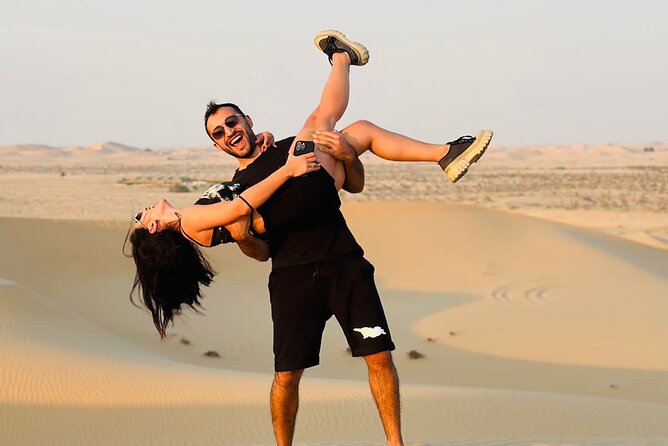 Arabian Desert Safari Abu Dhabi: 6Hour Tour with BBQ & Live Shows - Leaving Abu Dhabi for Al Khatim