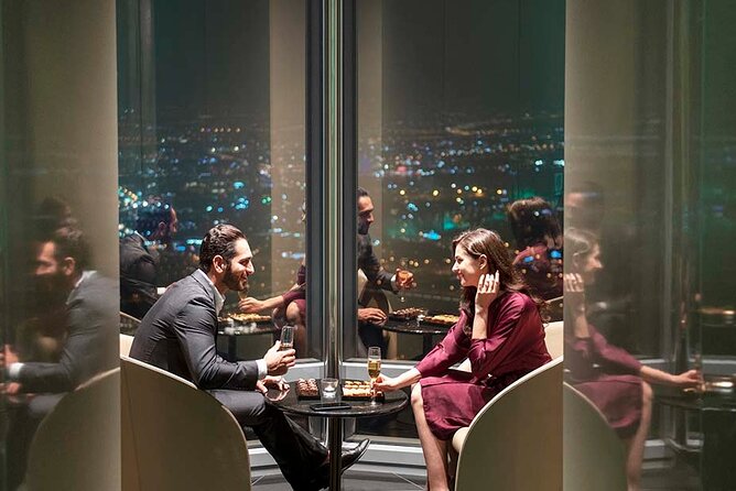 At the top burj khalifa dubai ticket with cafe treat - Outdoor views, photographs, and time at the top