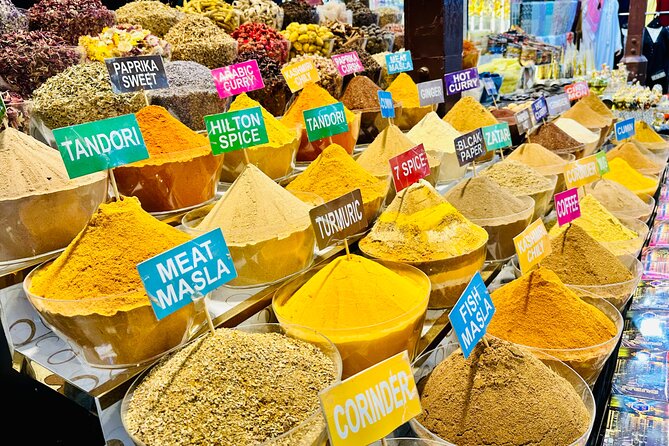 Authentic Old Dubai, Souks, Tastings & local boat Guided Tour - Spices, chocolate, and local tastes at Baba’s Cave