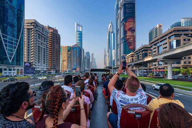 Big Bus Dubai Hop-On, Hop-Off Sightseeing Tour by Open-Top Bus - The blue route reaches Marina and Palm Jumeirah