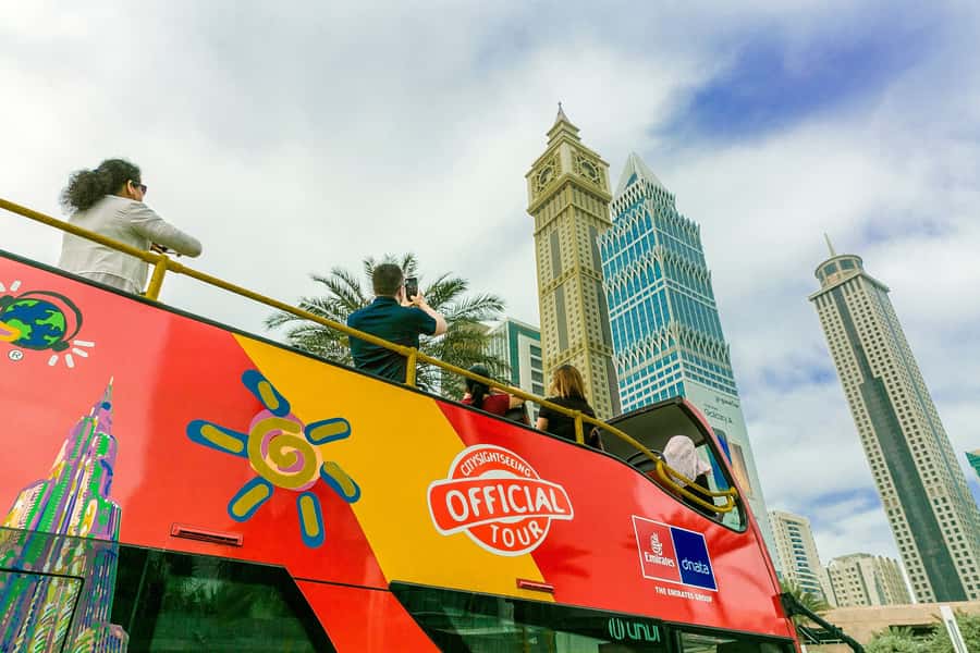 City Sightseeing Dubai HOHO Bus Tour, Aquaventure & More - Red Route: Old Dubai, souks, and the Creek